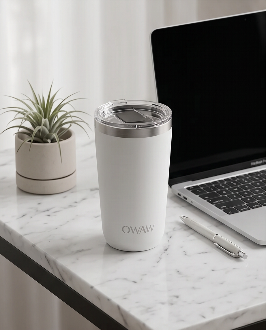 Gobelet 20 oz — Blanc