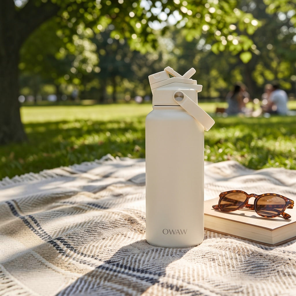 OWAW 32oz Bottle - Cream White