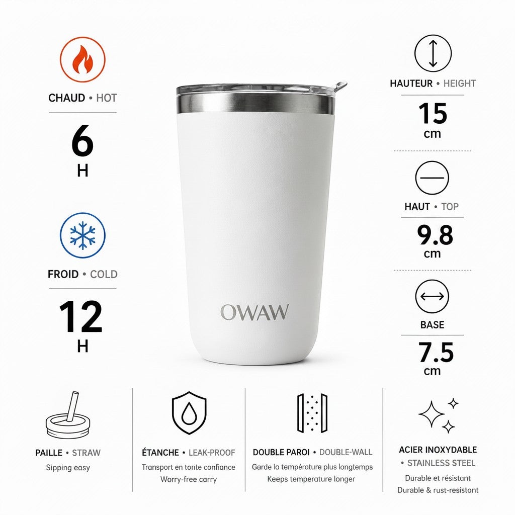 20oz Tumbler — Navy