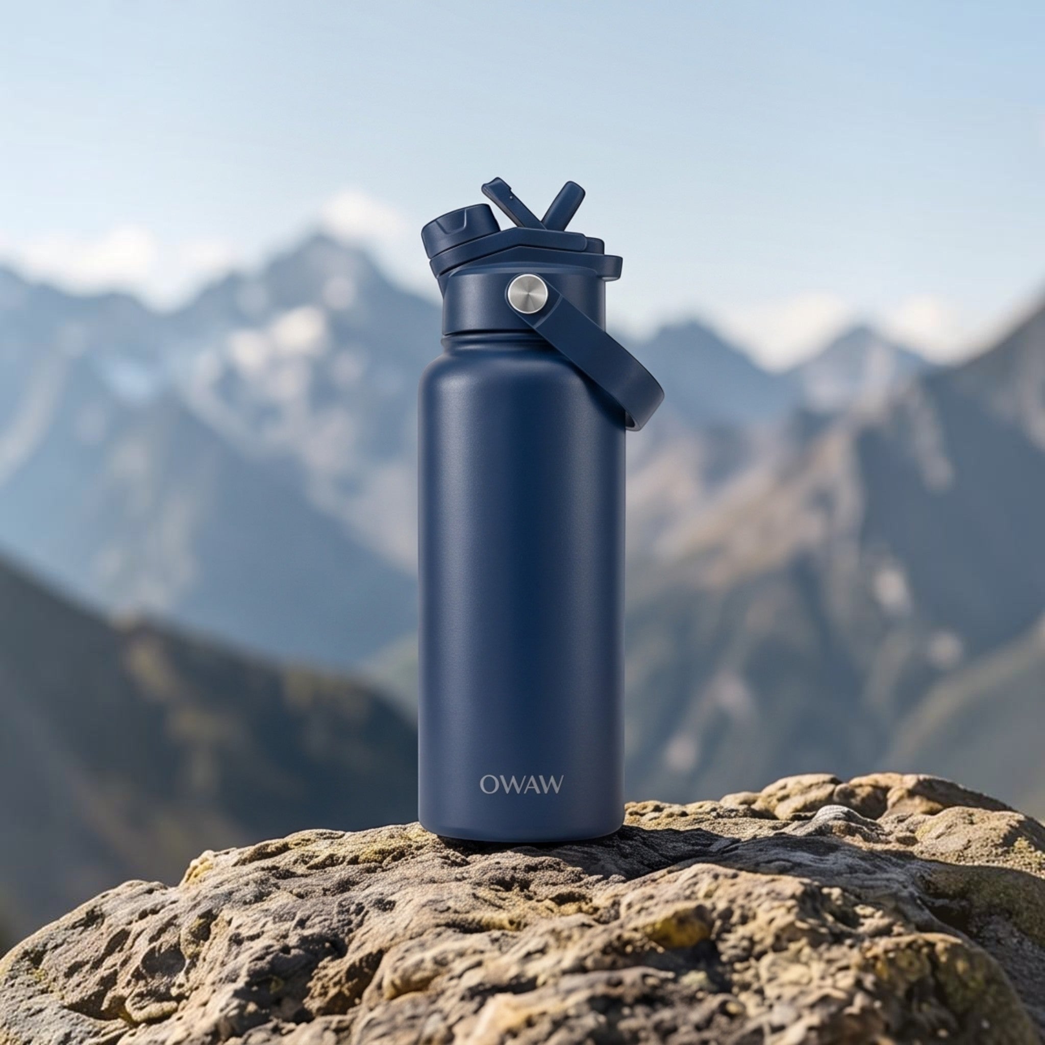 OWAW 32 oz Bottle – Matte Navy
