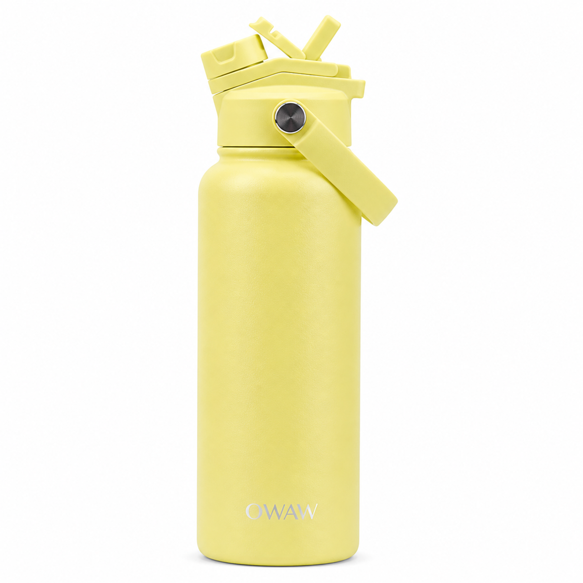 OWAW Nomade 32oz insulated water bottle in Citrus