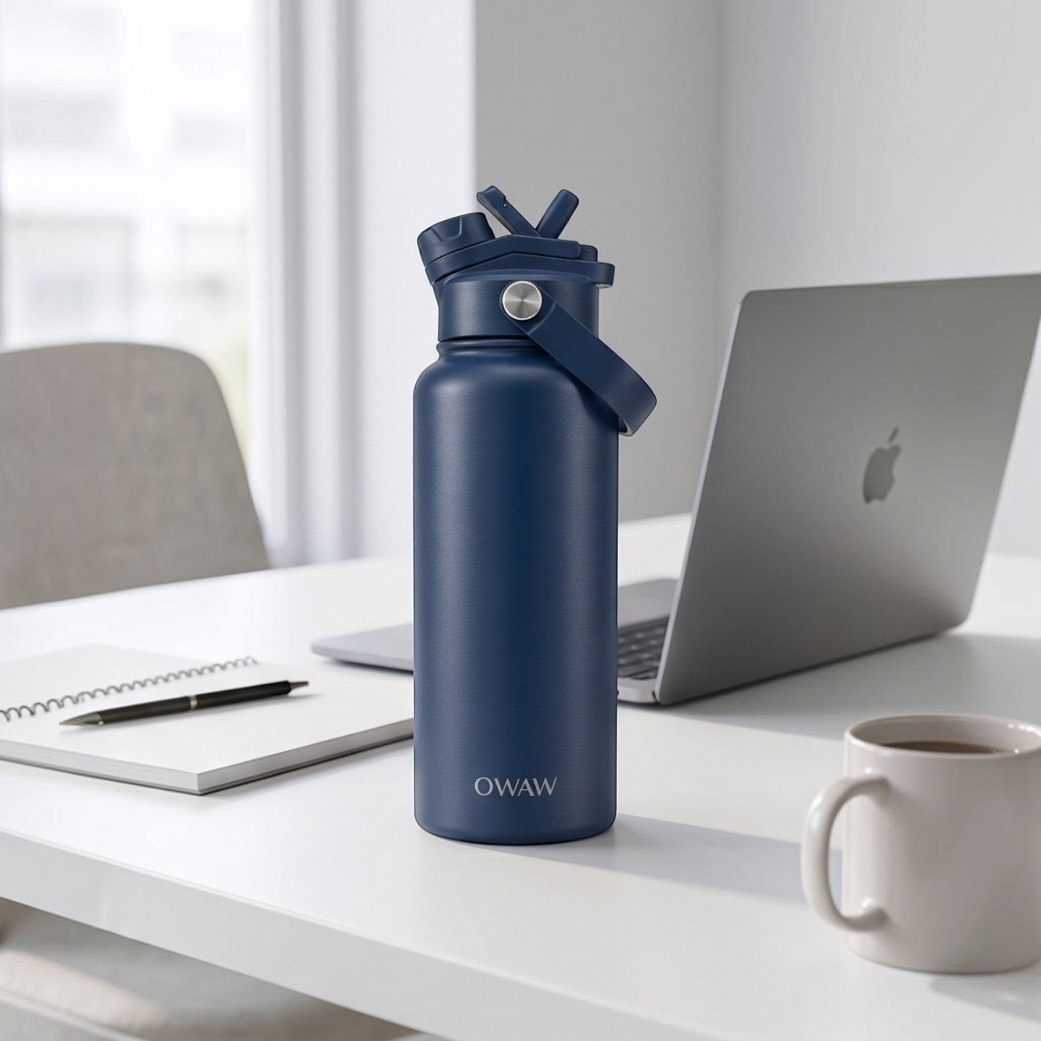 OWAW 32 oz Bottle – Matte Navy