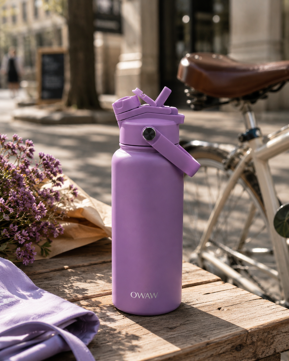 OWAW Bouteille 32 oz – Lavande