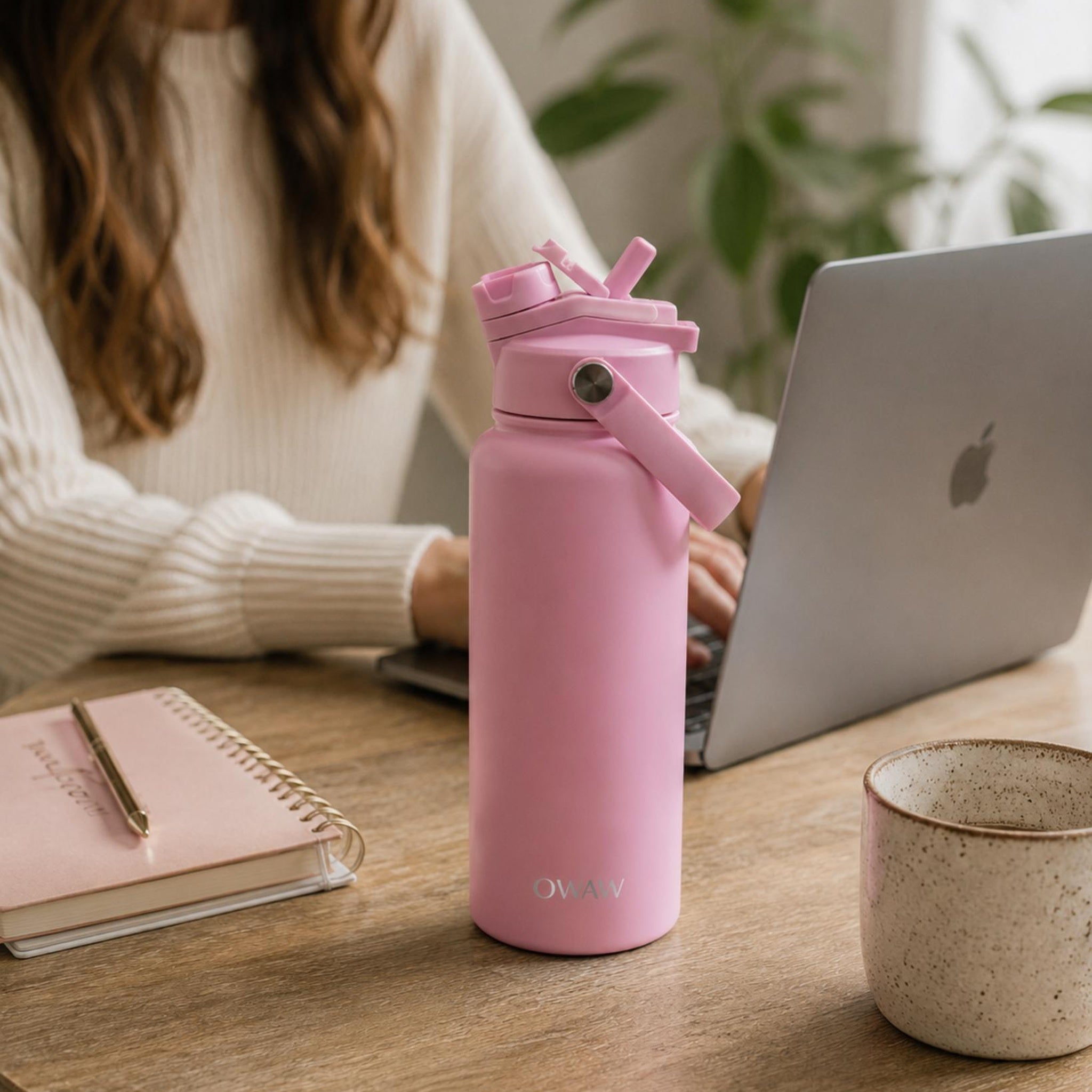 OWAW Bouteille 32 oz – Rose
