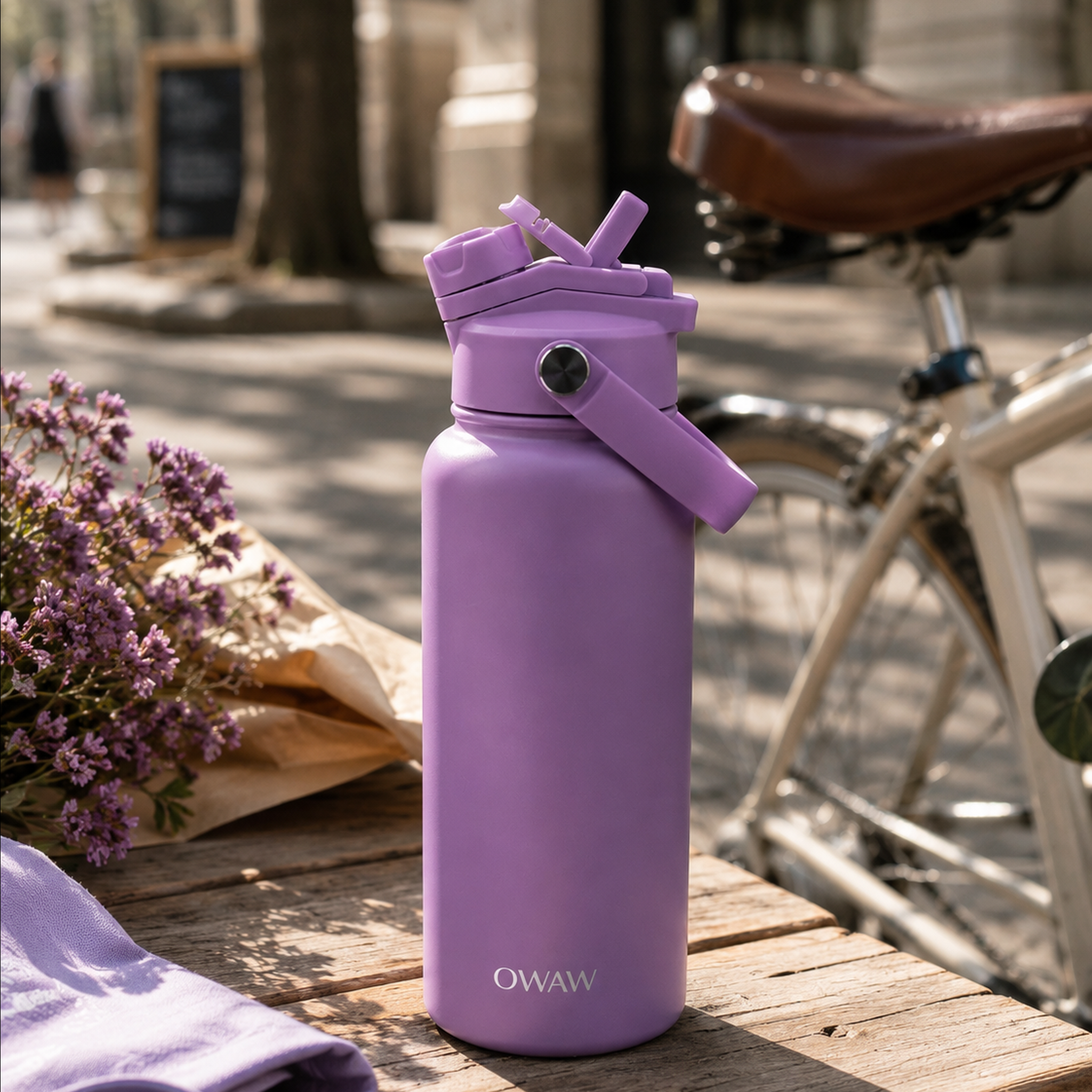 OWAW Bouteille 32 oz – Lavande