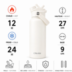 OWAW Nomade 32 oz insulated water bottle with straw: features and specifications