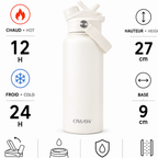 OWAW Nomade 32 oz insulated water bottle with straw: features and specifications